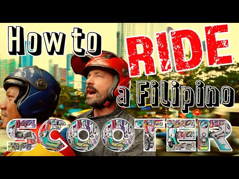 FILIPINO SCOOTER RIDING | how to scoot around Metro Manila