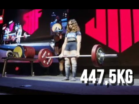 Noemie Allabert FRA | IPF Sheffield 2024 | 12th Place | 447,5kg Total 52kg Class