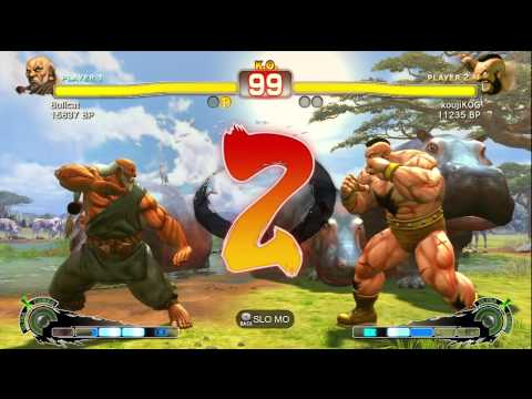 Bullcat [Gouken] vs KOG [Zangief] SSF4 Japanese Online Ranked Matches - TRUE-HD