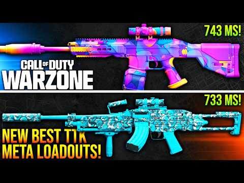WARZONE: New TOP 5 BEST TTK META LOADOUTS After Update! (WARZONE Fastest TTK Weapons)