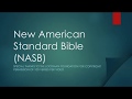 New American Standard Bible NASB Genesis 1