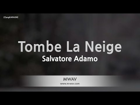 Salvatore Adamo - Tombe La Neige (Melody) (Karaoke Version)