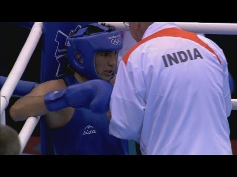 IND v TKM - Boxing Light Welter (64kg) Round of 32 | London 2012 Olympics