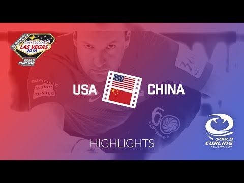 HIGHLIGHTS: China v United States - Round-robin - 361º World Men’s Curling Championship 2018