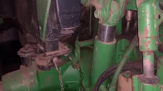 How to adjust the handbrake on a four cylinder John Deere