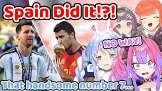Hololive Girls and Essie react to Spain Score and Win the World Cup Final vs Argentina