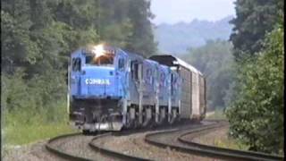 preview picture of video 'Conrail SERE 7-20-91'