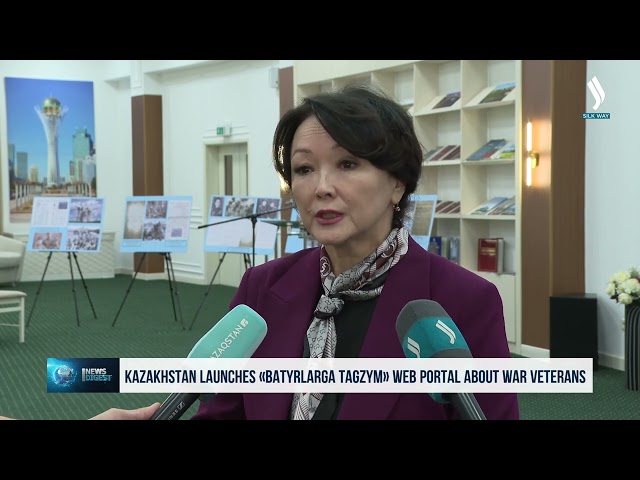 Kazakhstan launches «Batyrlarga Tagzym» web portal about war veterans