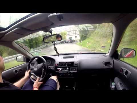 Handbrake turn with civic