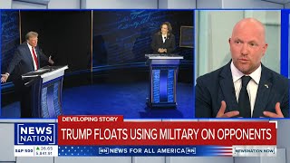 NEWSNATION NOW: 0CT 16 2024 - TRUMP CALLS OPPONENTS THE ENEMIES WITHIN