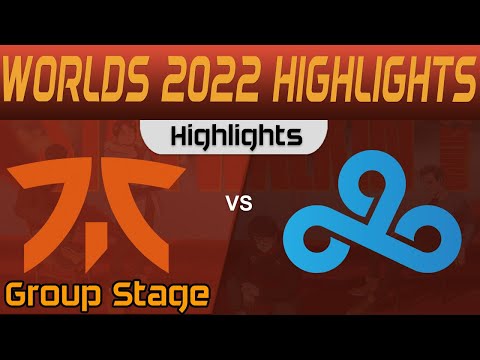 FNC vs C9 Highlights Group Stage Worlds 2022 Fnatic vs Cloud9 by Onivia