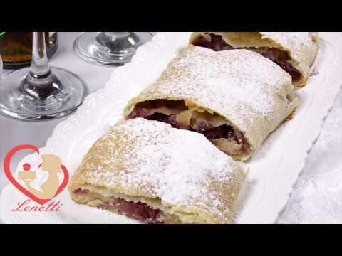 Best Cherry Strudel | Easy Recipe | Lenetti