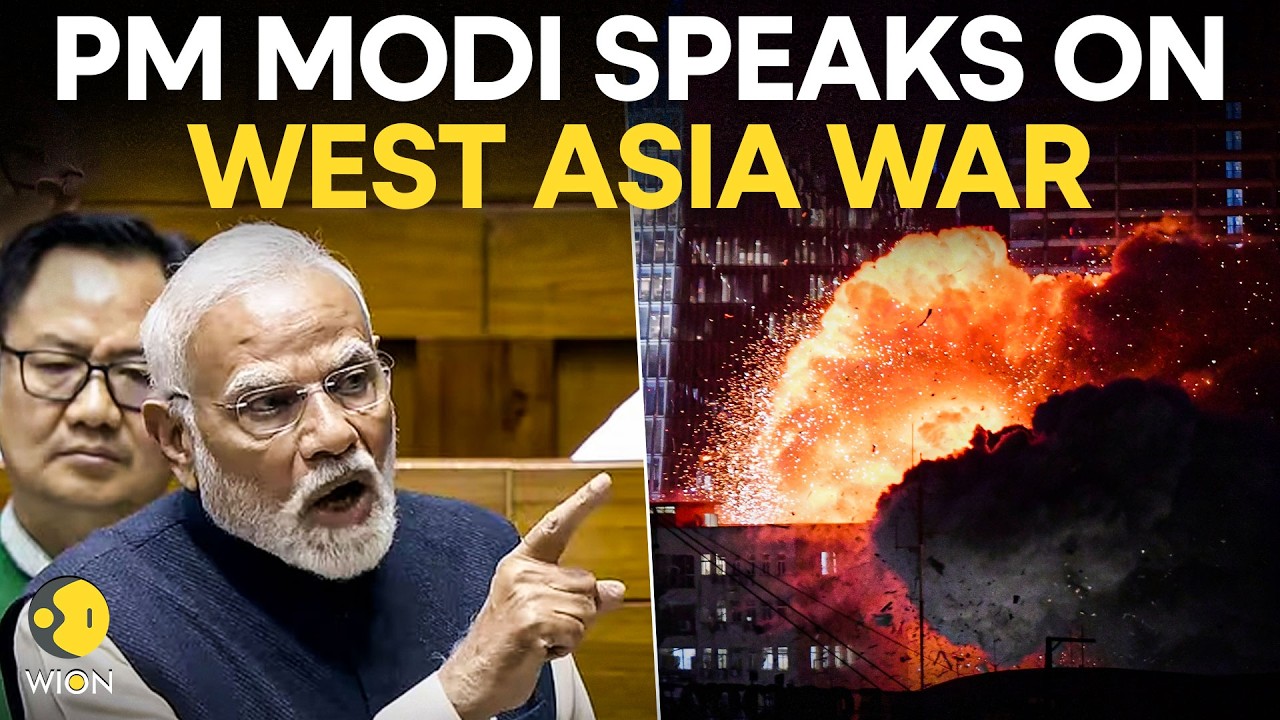 PM Modi LIVE:  PM Modi Makes An Announcement In Lok Sabha On West Asia Conflict | US Iran War | WION