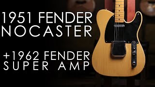 Video thumbnail for "Pick of the Day" - 1951 Fender Nocaster and 1962 Fender Super Amp by Emerald City Guitars