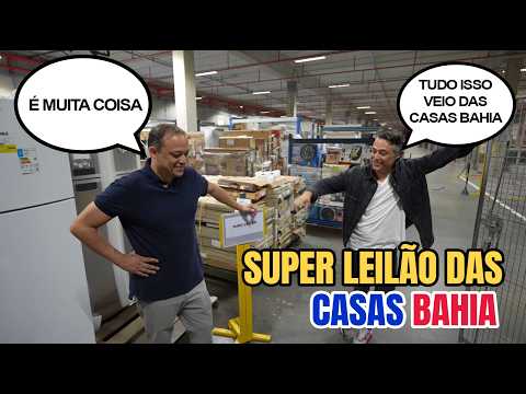 Reverse Logistics Auction from Casas Bahia and Tudo Leilão!