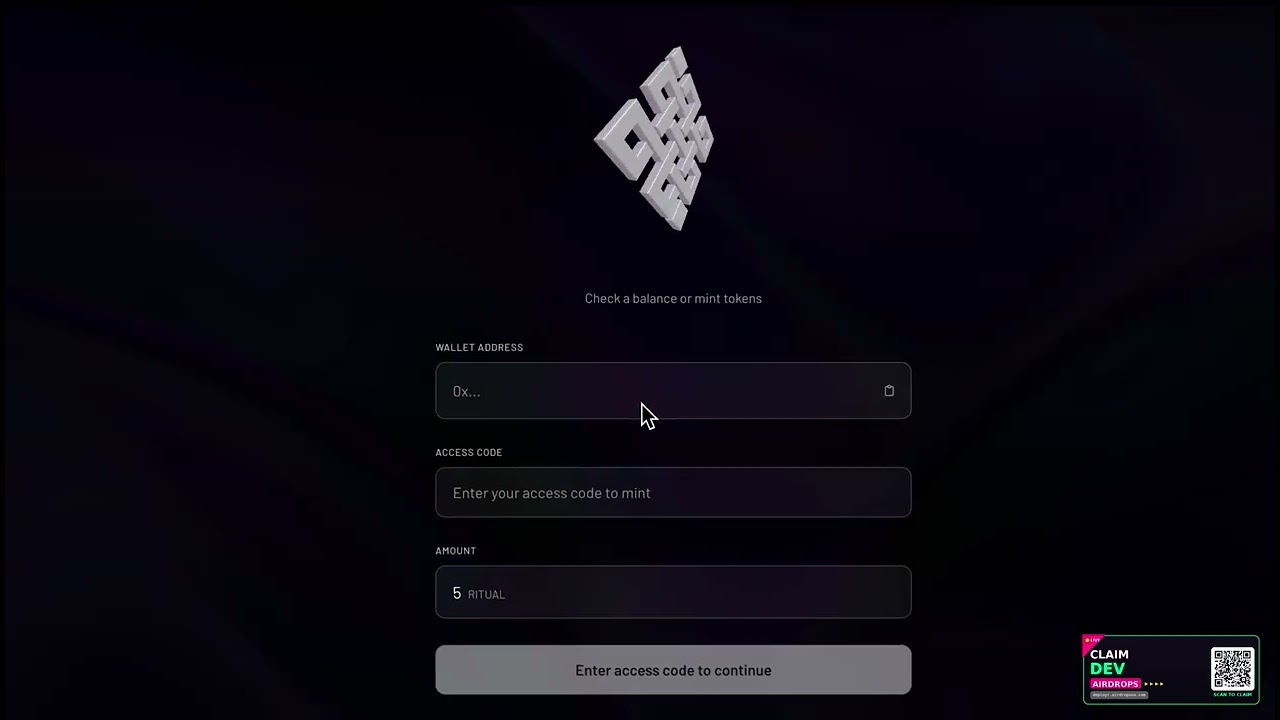 Ritual tutorial