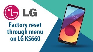 How to Factory Reset through menu on LG KS660?