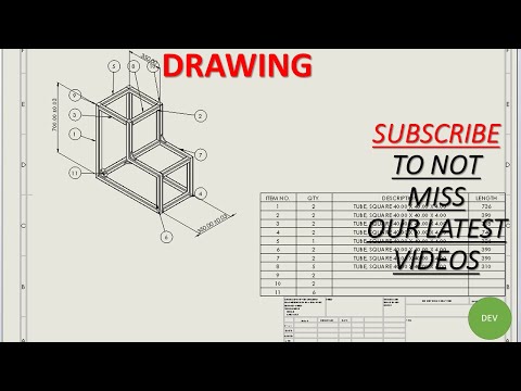 Creating Detailed Technical Drawings of Weldments in SolidWorks | Devtec