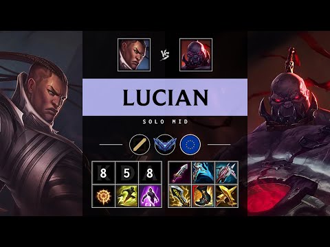Lucian Mid vs Sion - EUW Diamond Patch 25.20