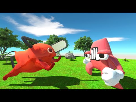 Who Will Win? Pochita vs Alphabet A - Animal Revolt Battle Simulator