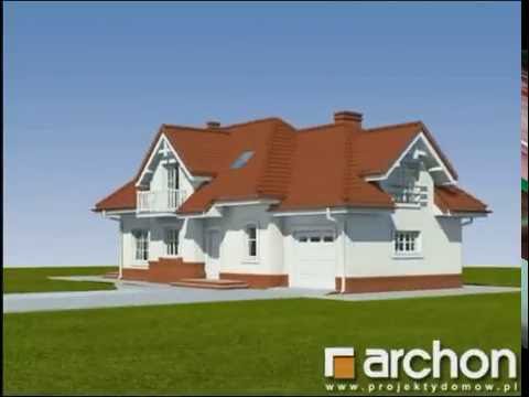 Dom w łubinie 2. Projekty domów ARCHON+, www.archon.pl