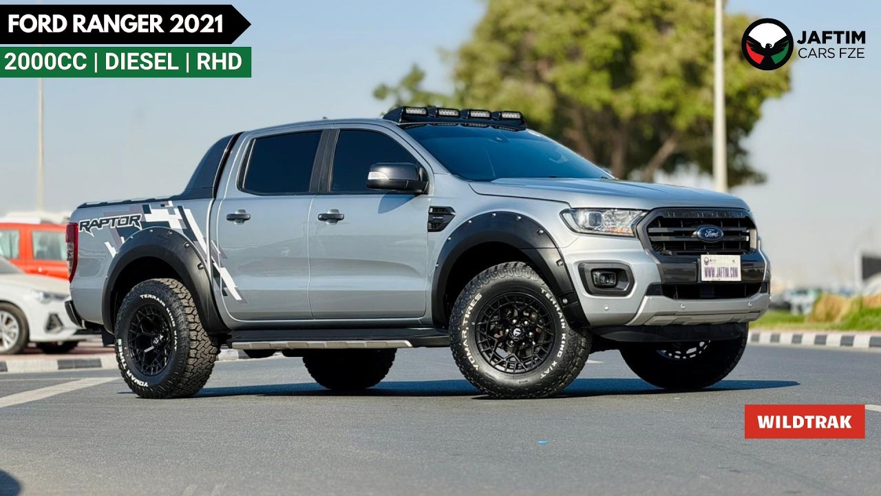 فورد رانجر 2021| 2.0L DIESEL ENGINE | AT | RHD | DOUBLE CABIN | WILDTRAK | ROLL BAR | BOOT SHUTTER | TRUNK BED video