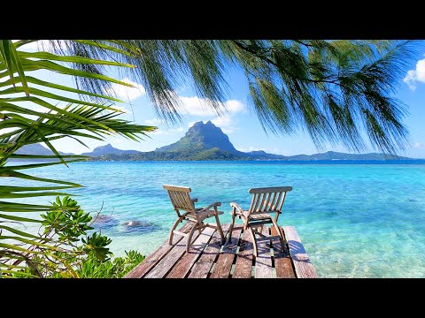 Morning Cafe: 3 Hours of Bora Bora Beachside Bliss & Tropical Ambience