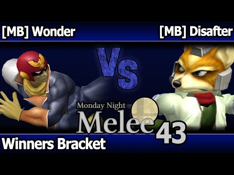MNM 43 Melee - [MB] Wonder (C Falcon) vs [MB] Disafter (Fox, Falco) - Winners Bracket