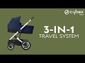 миниатюра 0 Видео о товаре Коляска 2 в 1 Cybex Talos S Lux, Deep Black (Черный)