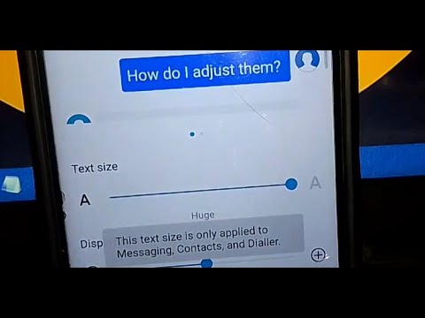 how to change text size in honor 20i mobile !! honor 20i me text size kaise change kare