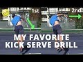 Tennis Serve Tip: Gregg’s Favorite Kick Serve Drill