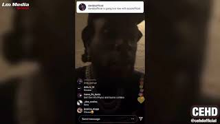 Watch Burna Boy proudly Confirm is a LEGEND with a Freestyle (Level Up) and Educating  on InstaLive