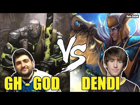 GH - GOD [Earth Spirit] vs DENDI [Skywrath Mage] - Dota 2