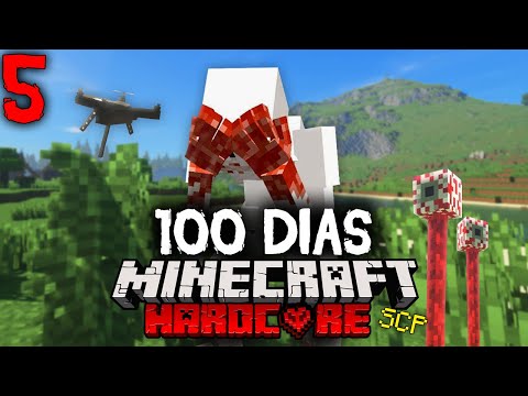 SOBREVIVI 100 DIAS NO MINECRAFT HARDCORE COM SCP #5 - LIMPAMOS A FUNDAÇÃO