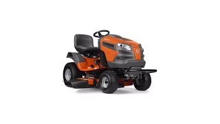 Husqvarna 22-HP V-twin Hydrostatic 42-in Riding Lawn Mower