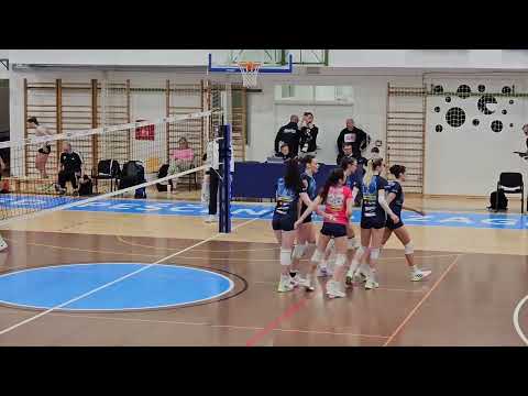 OK Dinamo Zagreb - OK Nebo (marzec '25): końcówki drugiego i trzeciego seta.