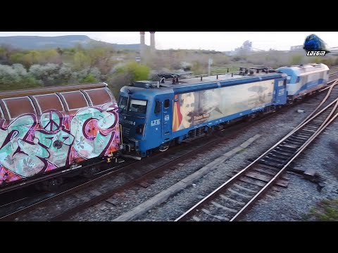 🚁 LEMA 🚊 480 030-8 & 🚆 Siemens Hercules  2016 920-8 in Gara Aleșd Station - 20 April 2022