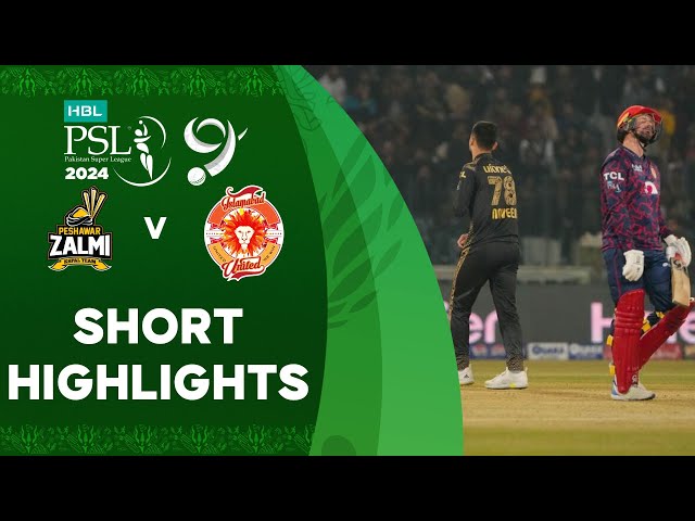 Short Highlights | Peshawar Zalmi vs Islamabad United | Match 13 | HBL PSL 9 | M1Z2U