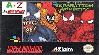 A to Z of SNES games - VENOM & SPIDER-MAN: SEPARATION ANXIETY