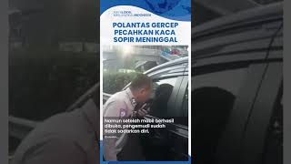 Aksi Heroik Polantas Pecahkan Kaca Tolong Pengemudi Berhenti Mendadak, namun Sopir Tak Tertolong