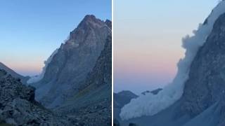 Il video della frana sul Monviso: una parte della parete di Nord Est si stacca e precipita a valle