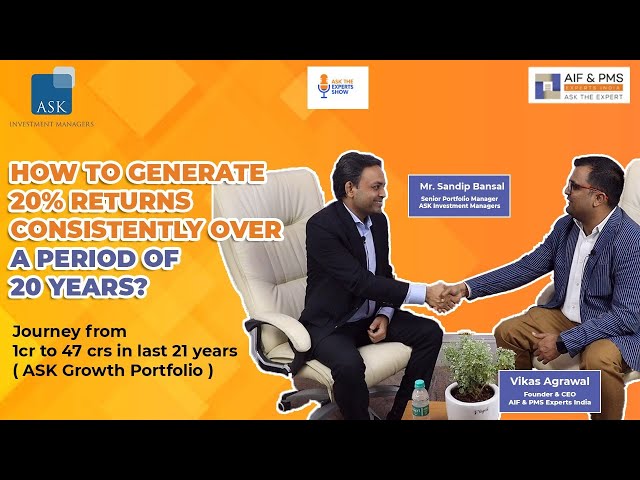 How to Generate 20% Returns Consistently Over A Period of 20 Years? | Mr. Sandip Bansal