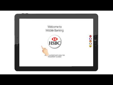 Retail banking tablet app - in demo mode