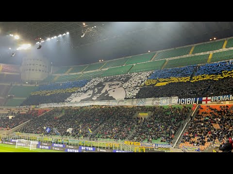C’è solo l’Inter+ coreografia per Peppino Prisco 🖤💙 inter Cagliari 4-0