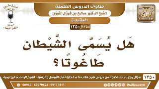 [1254 /1350] هل يسمى الشيطان طاغوتًا؟ الشيخ صالح الفوزان image