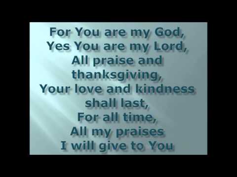 YOU ARE MY GOD