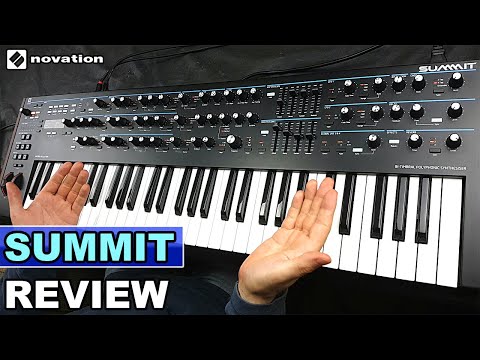 NOVATION SUMMIT - Review, Sounds & Demo | Bi-Timbral Hybrid Synthesizer