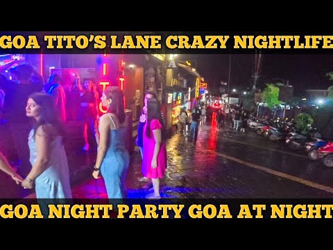 Tito’s Lane Crazy Night Scene | Goa Nightlife | Goa Night Party | Goa party place | Baga | Goa Vlog