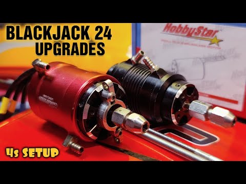 Installing Hobbystar 3660, Flex cable, & Checking For cooling Leaks Blackjack 24 Fast Rc Boat