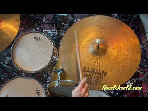 EARLY Vintage SABIAN HH Hand Hammered 21” Heavy Ride 3298 g CANADIAN K Dark Defined image 8